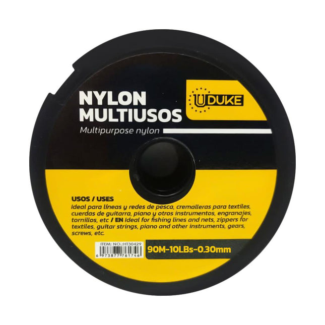 NYLON UDUKE 10 LBS 0.30 (PAQ X 5) (PRECIO X UND)