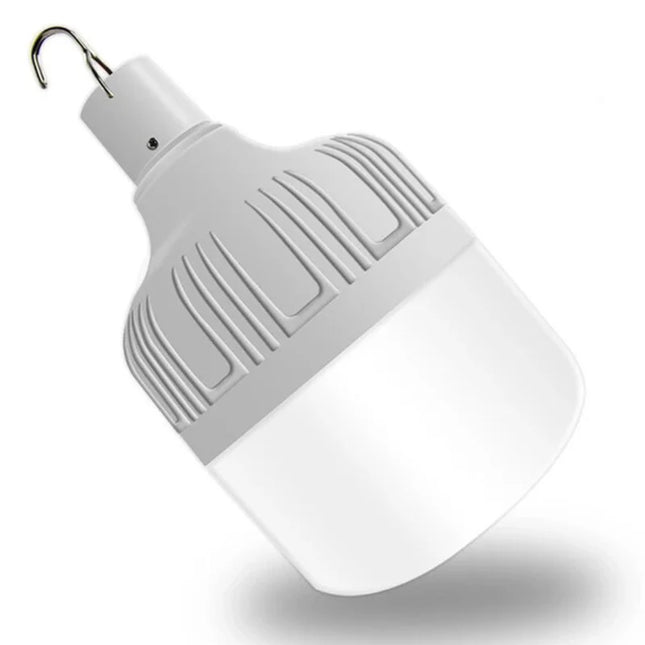 Bombillo LED de Emergencia Recargable 30W tipo portátil con gancho (USB)