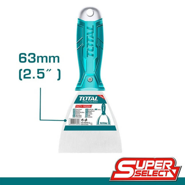 ESPATULA 2 1/2" MANGO PLASTICO TOTAL SUPER SELECT