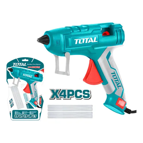 PISTOLA SILICONA 100W 120V TOTAL  ( BARRA GRUESA )