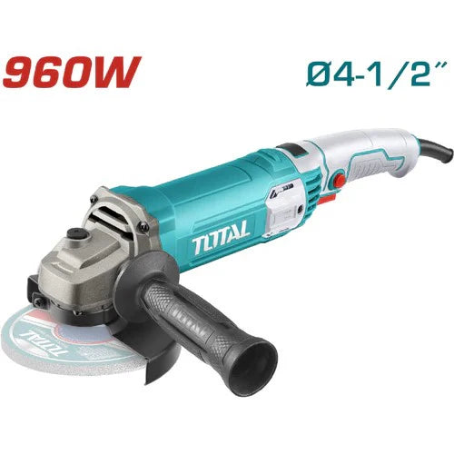 PULIDORA 4 1/2 960W INCLUYE MANGO AUXILIAR INDUSTRIAL TOTAL